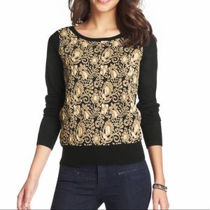 LOFT Metallic Design Sweater
